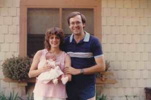 Little me in front of our house!